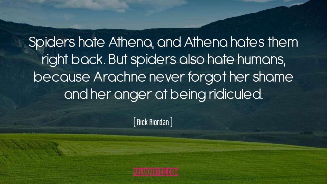 Spiders quotes by Rick Riordan