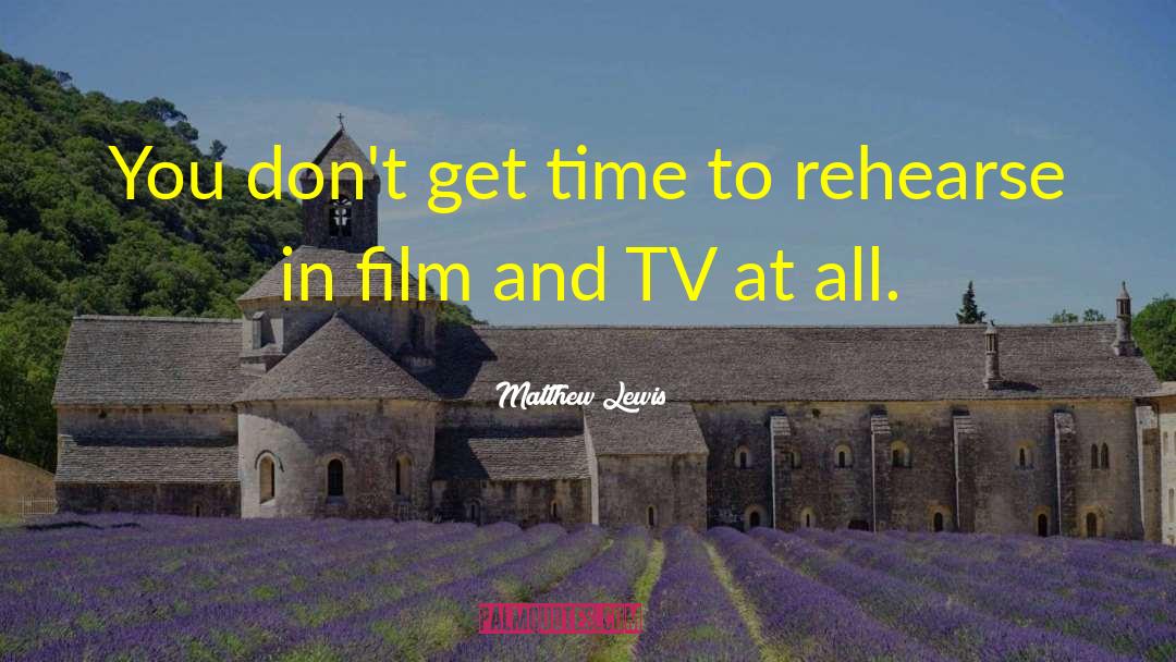 Spieler Tv quotes by Matthew Lewis