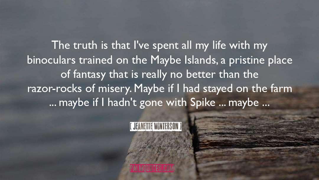 Spike quotes by Jeanette Winterson