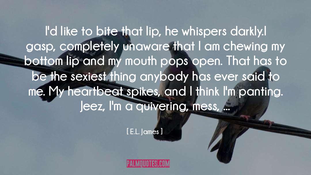 Spikes quotes by E.L. James