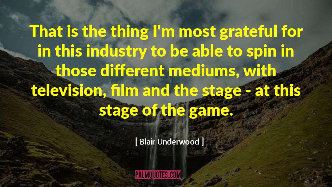 Spin Bowling quotes by Blair Underwood