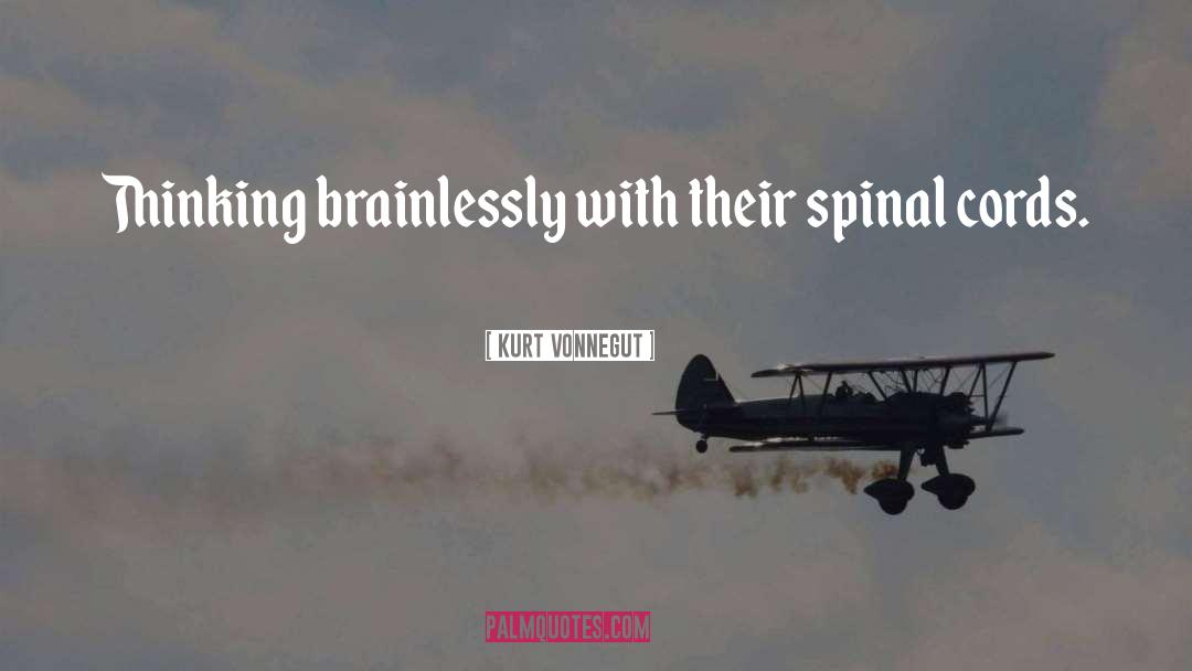 Spinal quotes by Kurt Vonnegut