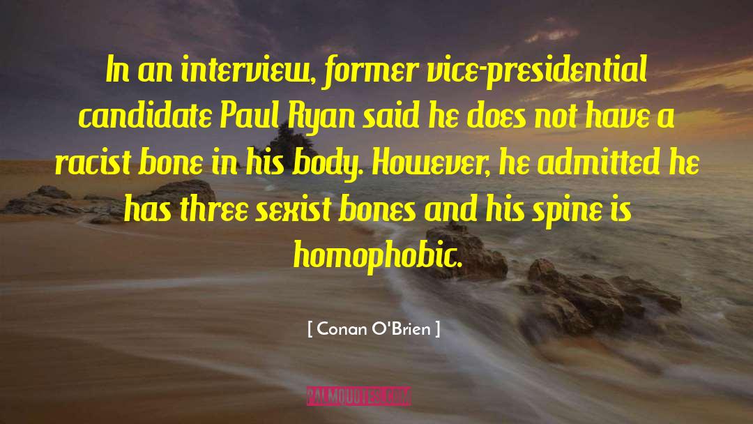Spine quotes by Conan O'Brien