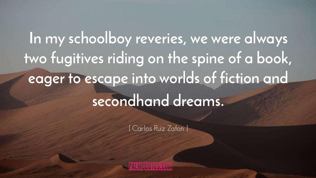 Spine quotes by Carlos Ruiz Zafon