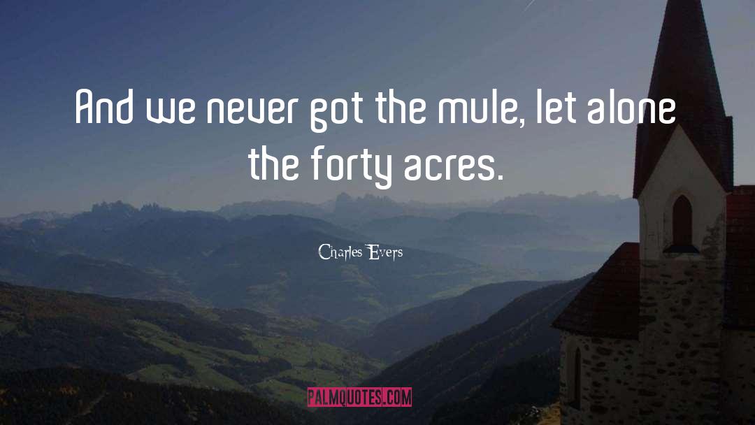 Spinning Mule quotes by Charles Evers