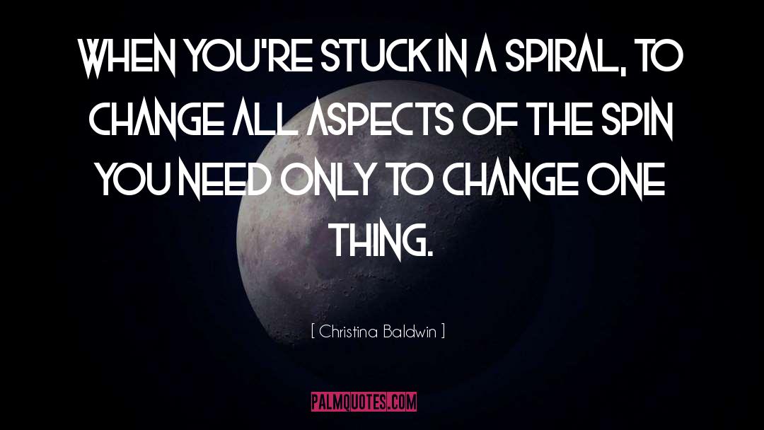 Spirals quotes by Christina Baldwin