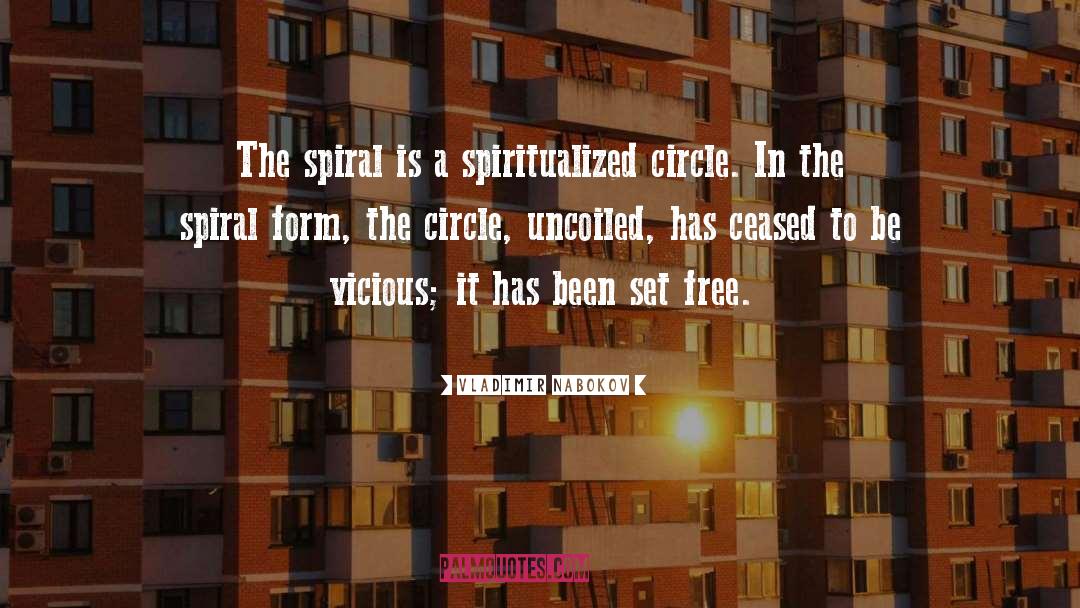 Spirals quotes by Vladimir Nabokov
