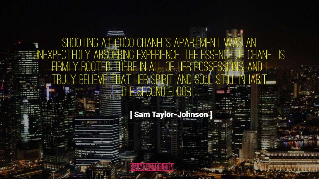 Spirit And Soul quotes by Sam Taylor-Johnson