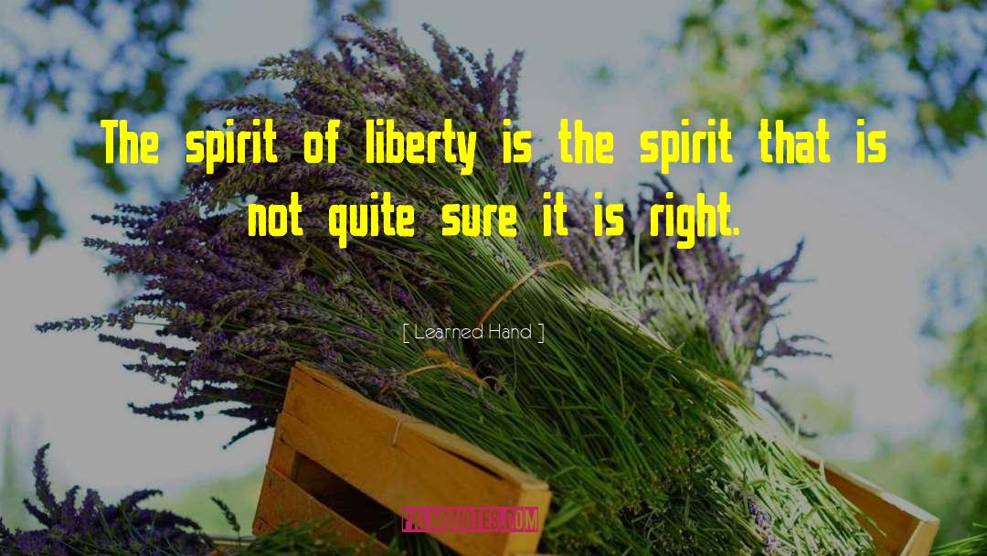 Spirit Colorado quotes by Learned Hand