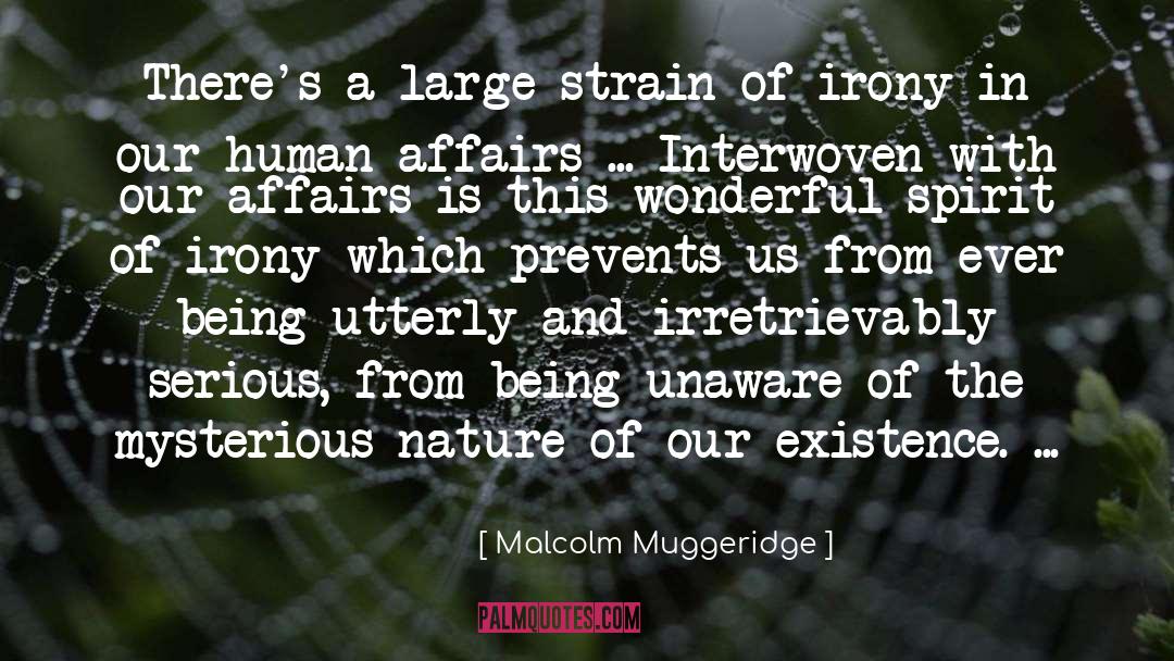 Spirit Existence quotes by Malcolm Muggeridge