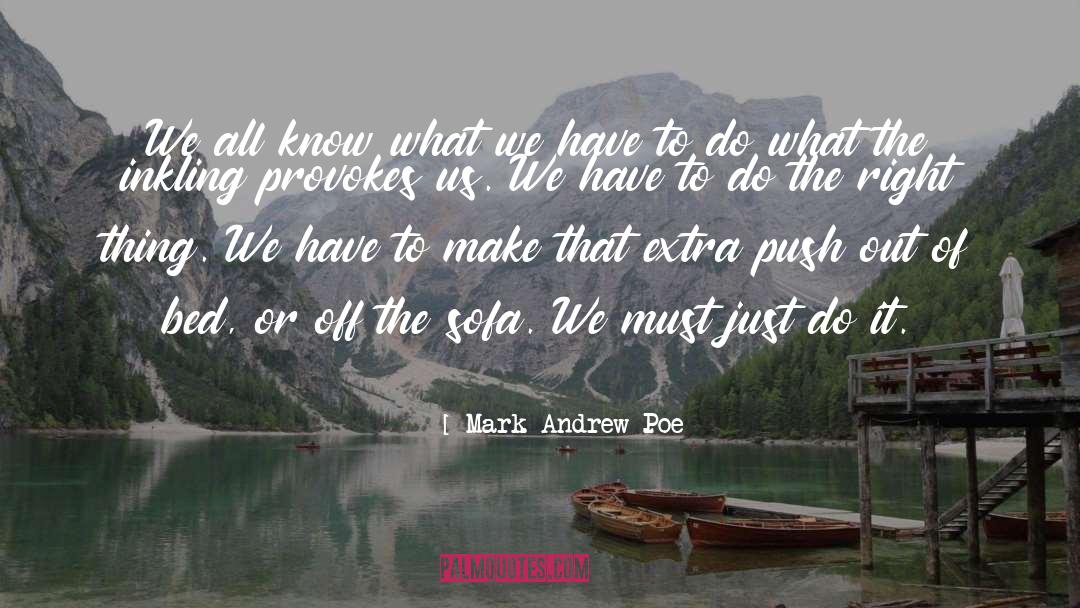 Spirit Filled quotes by Mark Andrew Poe
