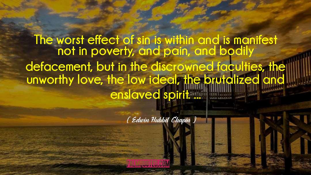 Spirit Love quotes by Edwin Hubbel Chapin