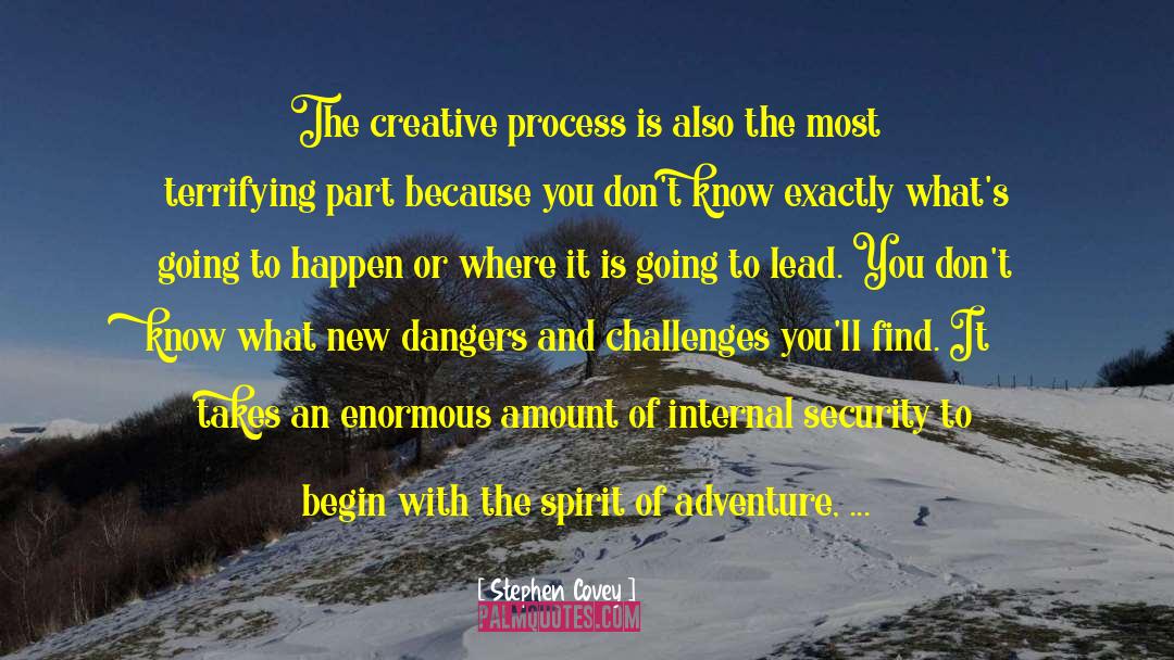 Spirit Of Adventure quotes by Stephen Covey