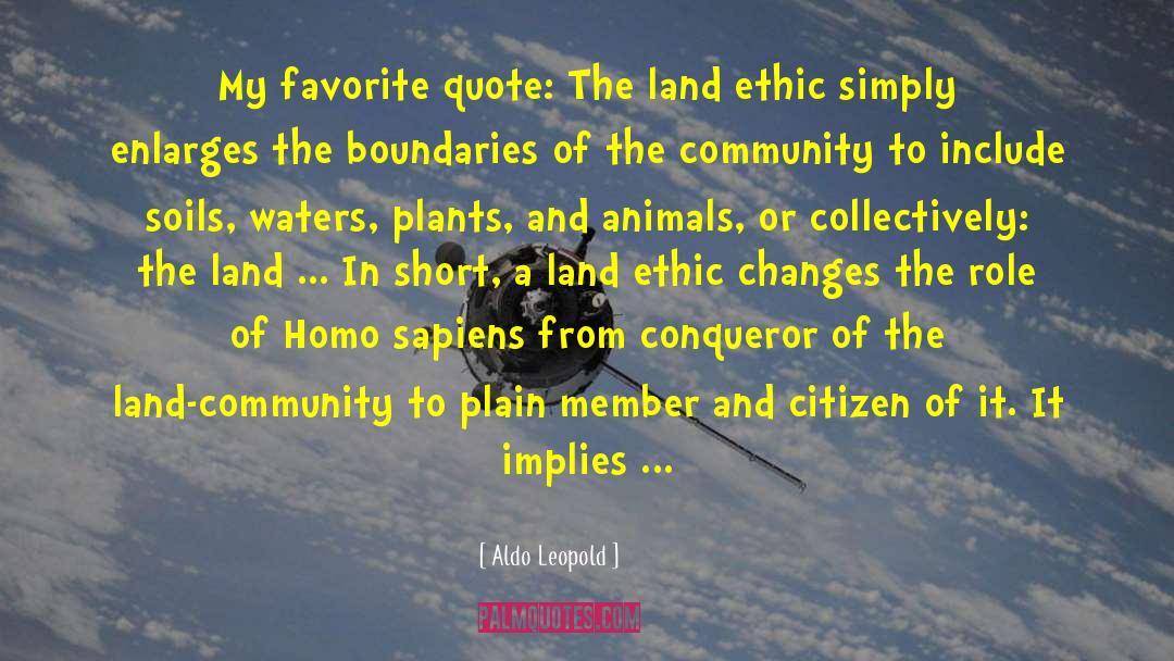 Spirit Of The Land quotes by Aldo Leopold