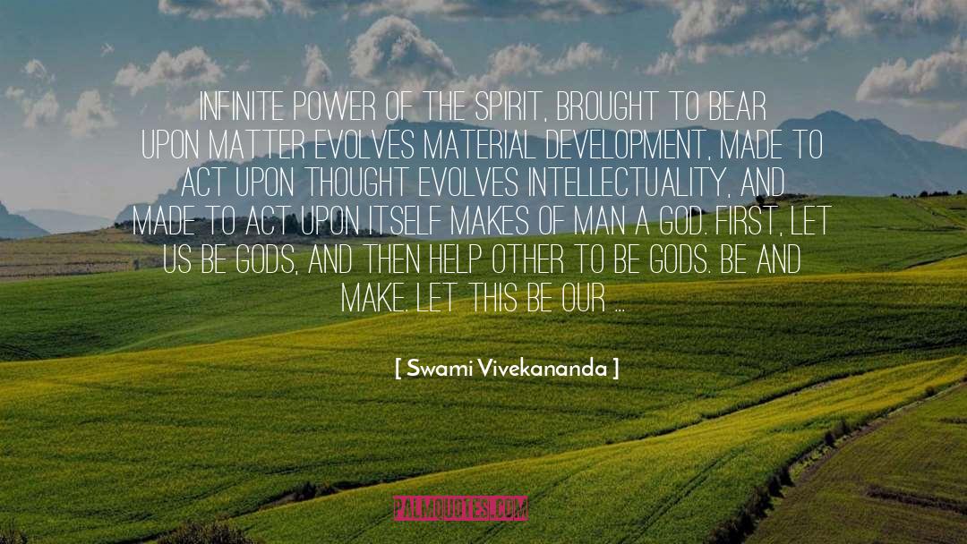 Spirit Of The Land quotes by Swami Vivekananda