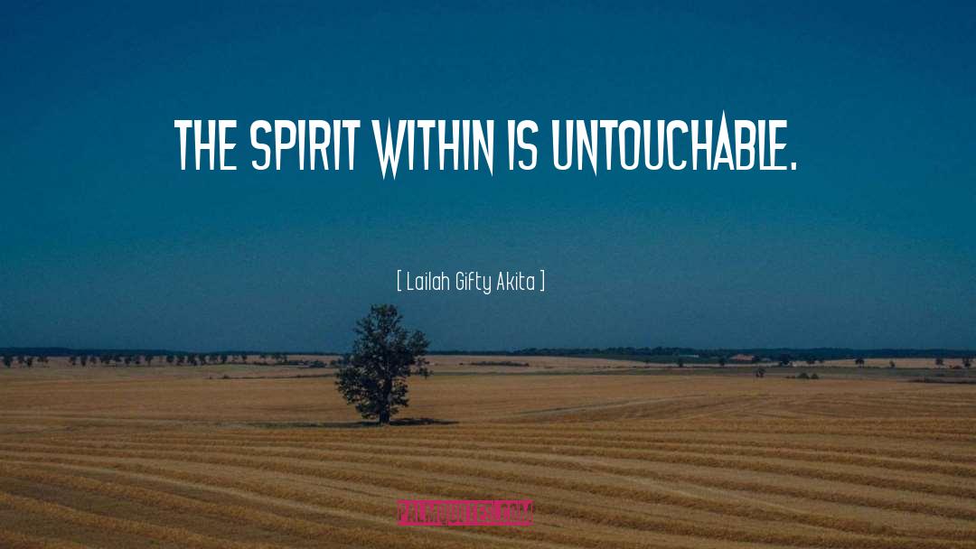Spirit Within quotes by Lailah Gifty Akita