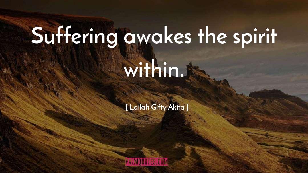 Spirit Within quotes by Lailah Gifty Akita