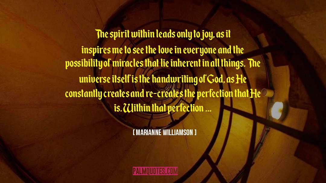 Spirit Within quotes by Marianne Williamson