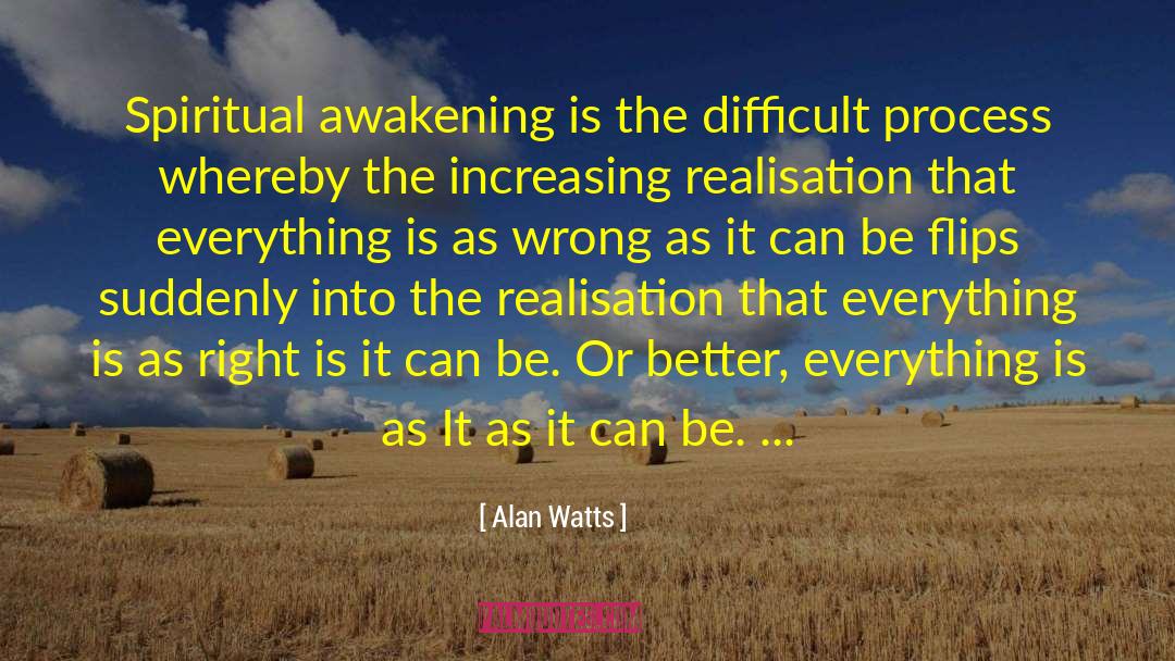 Spiritual Awakening quotes by Alan Watts