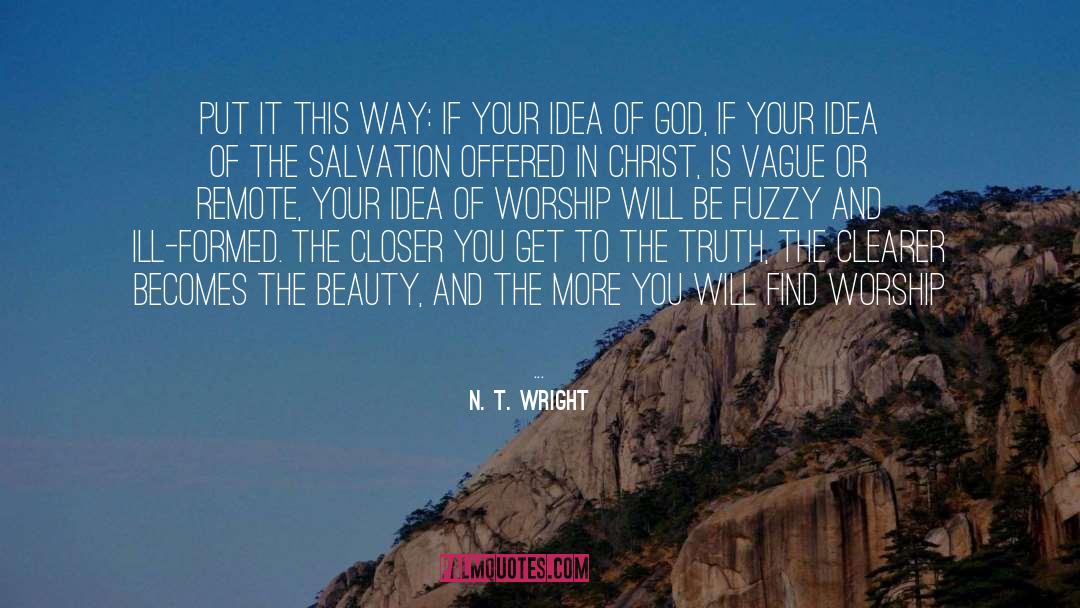 Spiritual Beauty quotes by N. T. Wright