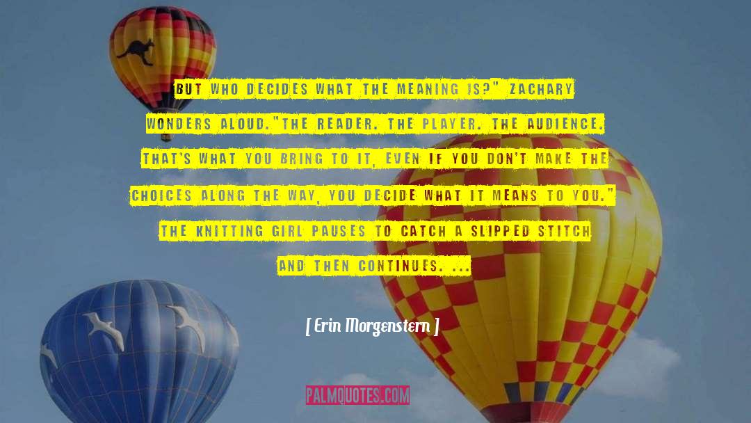 Spiritual Book quotes by Erin Morgenstern