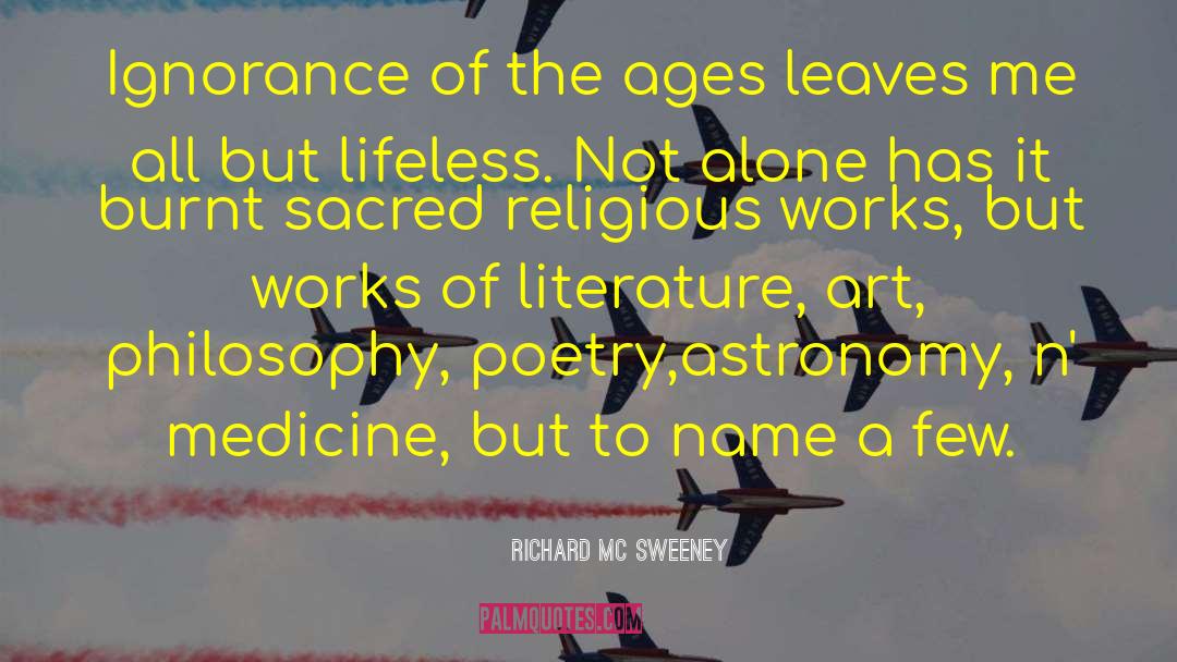 Spiritual But Not Religious quotes by Richard Mc Sweeney