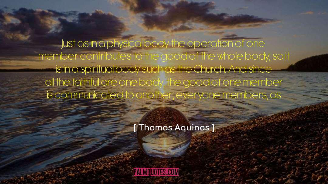 Spiritual Community quotes by Thomas Aquinas