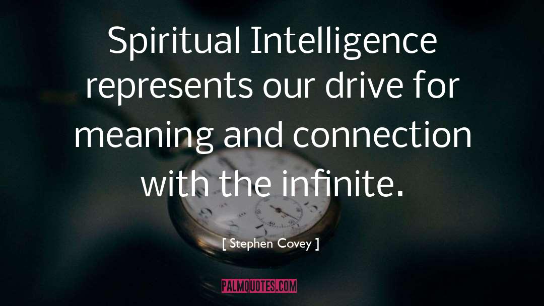 Spiritual Connections quotes by Stephen Covey