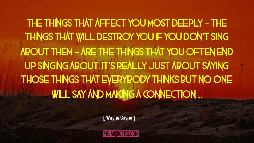 Spiritual Connections quotes by Wayne Coyne