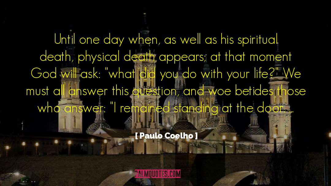 Spiritual Death quotes by Paulo Coelho