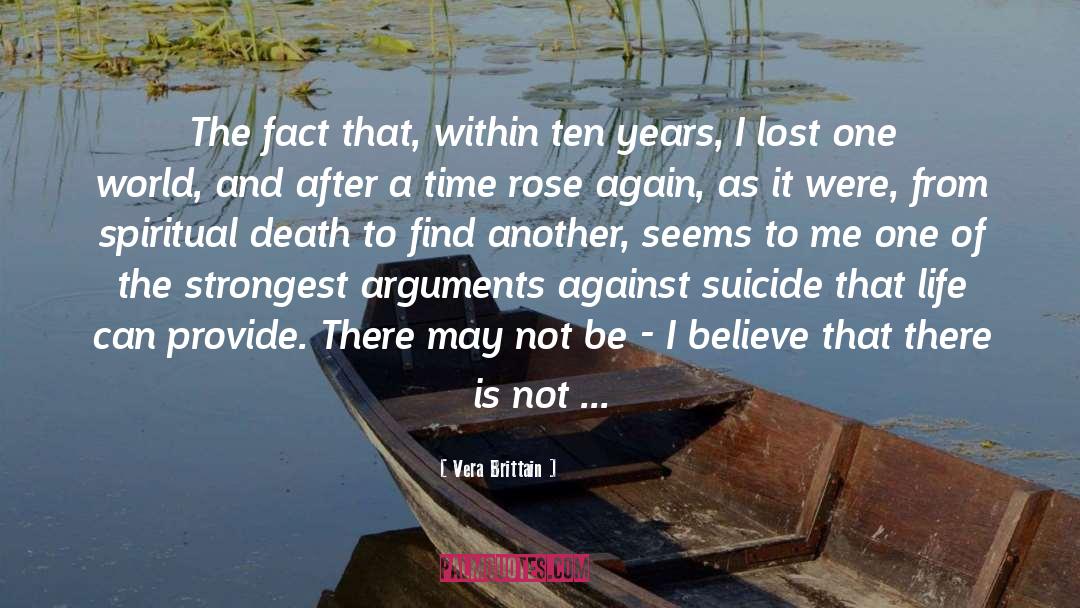 Spiritual Death quotes by Vera Brittain