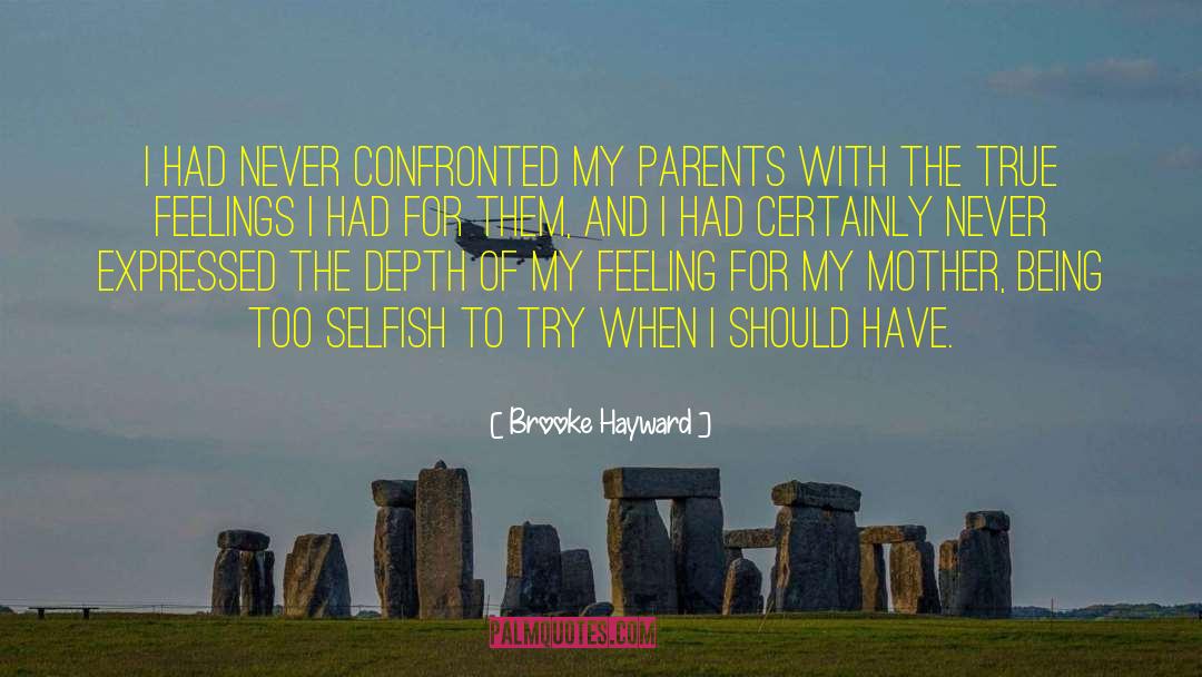 Spiritual Depth quotes by Brooke Hayward