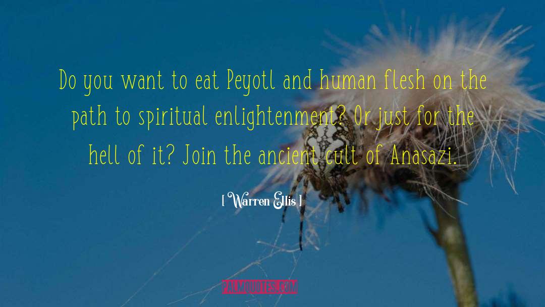 Spiritual Enlightenment quotes by Warren Ellis