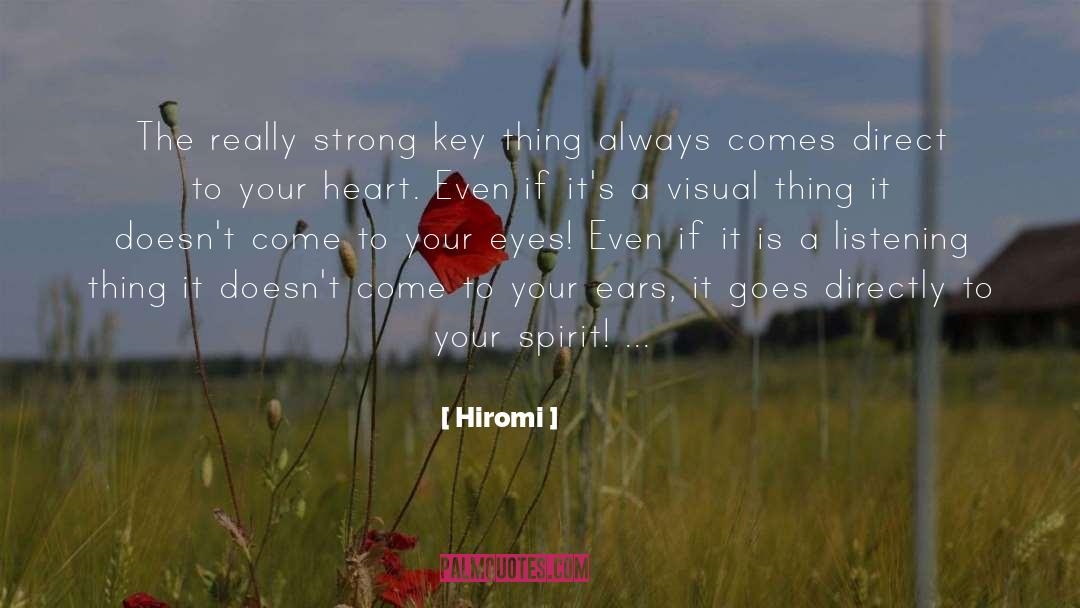 Spiritual Eyes quotes by Hiromi