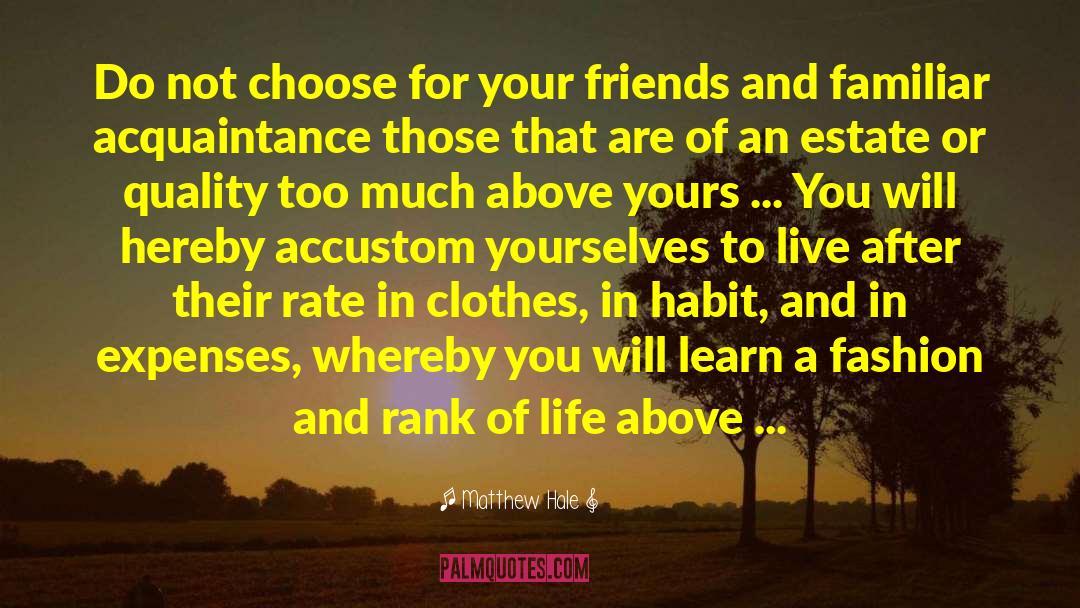 Spiritual Friendship quotes by Matthew Hale