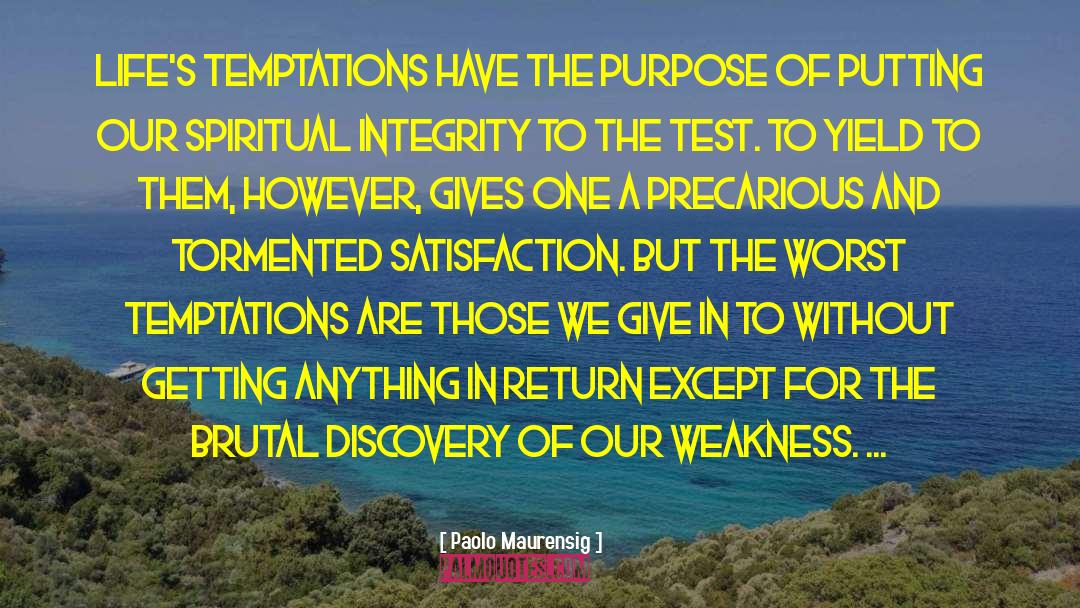 Spiritual Integrity quotes by Paolo Maurensig