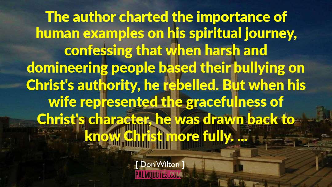 Spiritual Journey quotes by Don Wilton