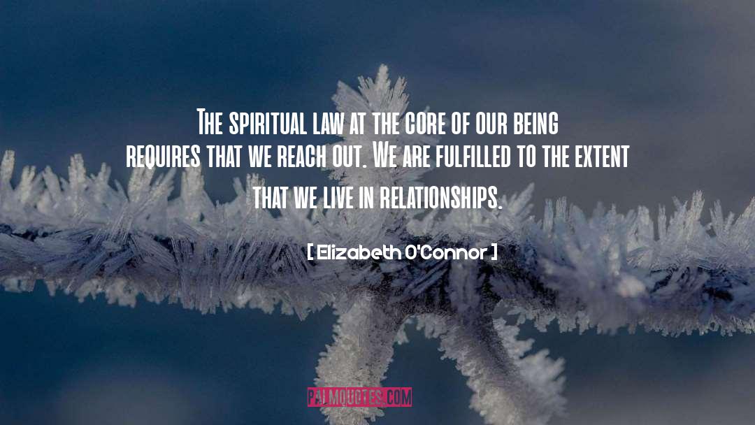 Spiritual Law quotes by Elizabeth O'Connor