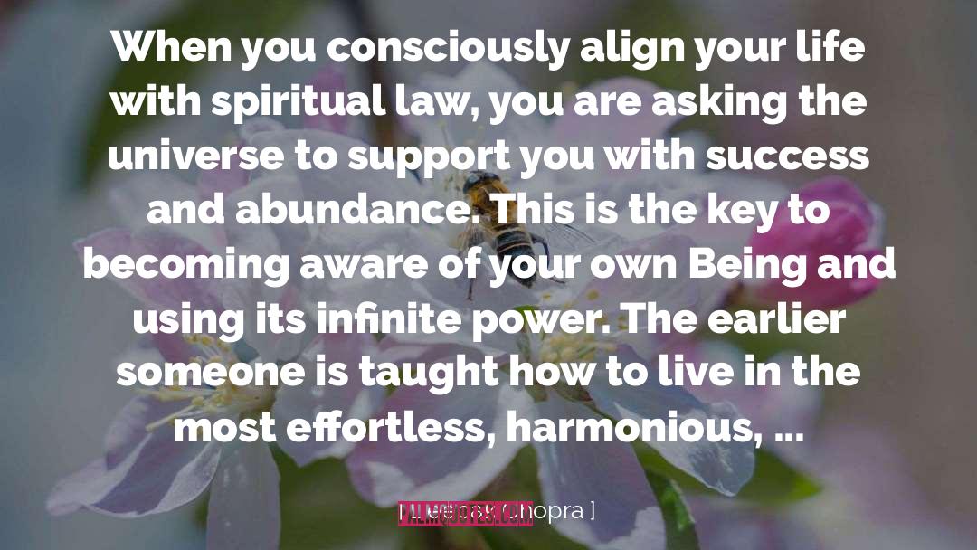 Spiritual Law quotes by Deepak Chopra