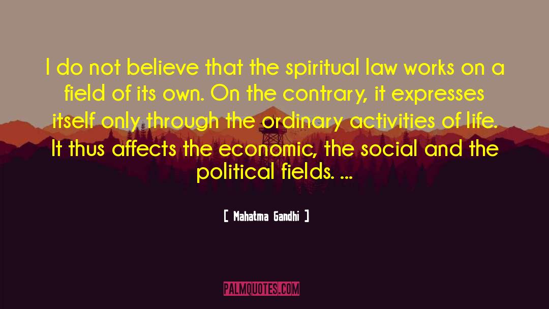 Spiritual Law quotes by Mahatma Gandhi