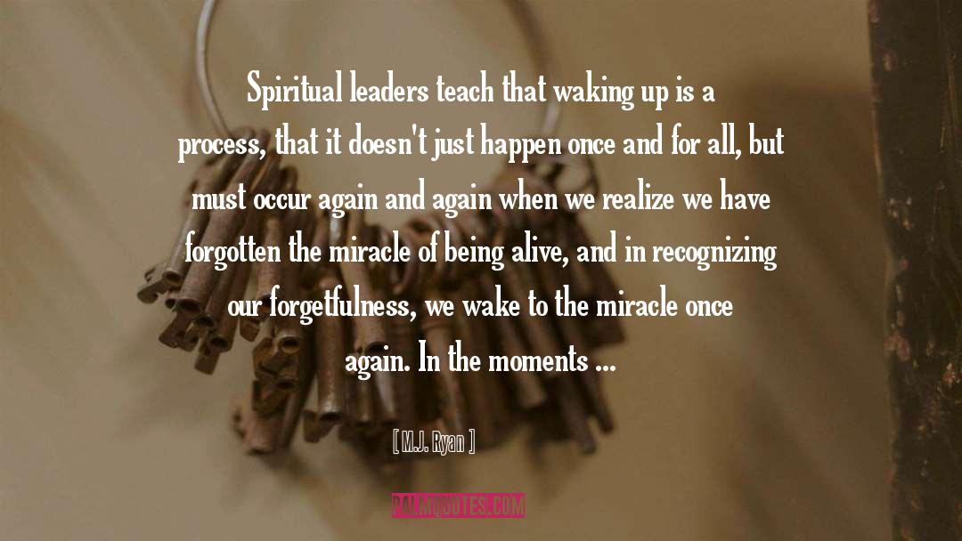 Spiritual Leaders quotes by M.J. Ryan