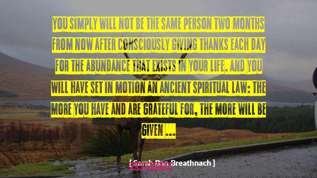 Spiritual Life Purpose quotes by Sarah Ban Breathnach