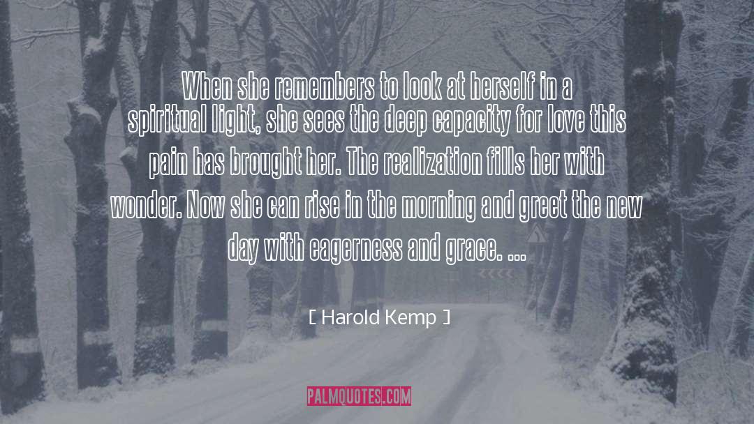 Spiritual Light quotes by Harold Kemp