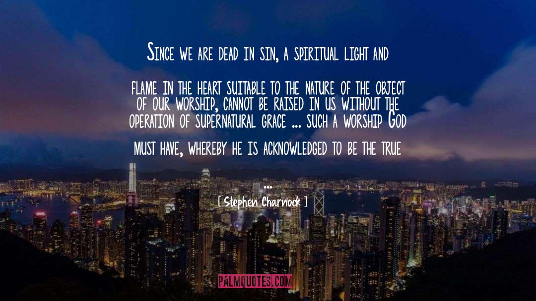 Spiritual Light quotes by Stephen Charnock