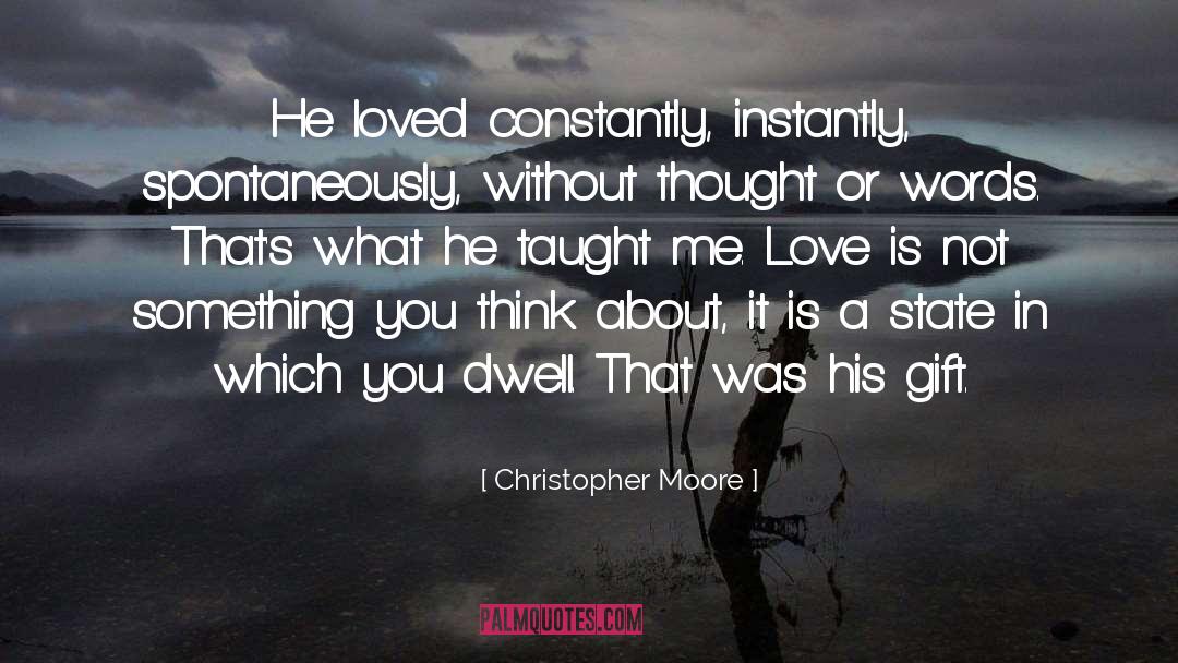 Spiritual Love quotes by Christopher Moore