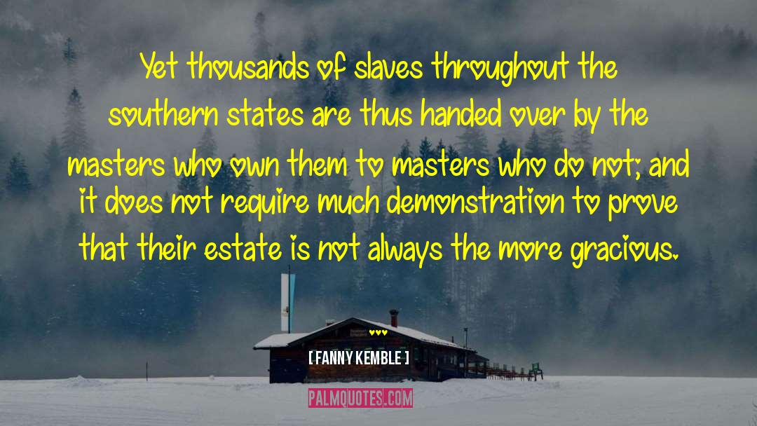 Spiritual Masters quotes by Fanny Kemble