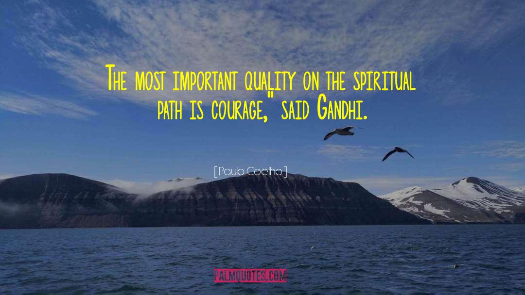 Spiritual Path quotes by Paulo Coelho