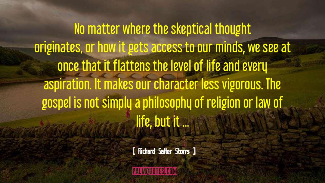 Spiritual Philosophy quotes by Richard Salter Storrs