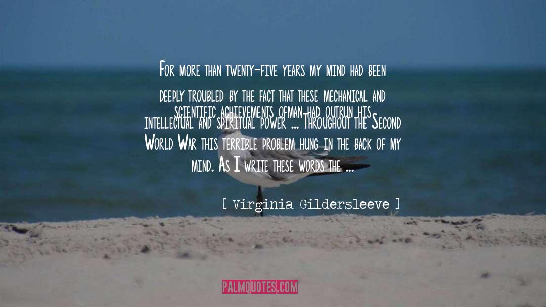 Spiritual Poetry quotes by Virginia Gildersleeve