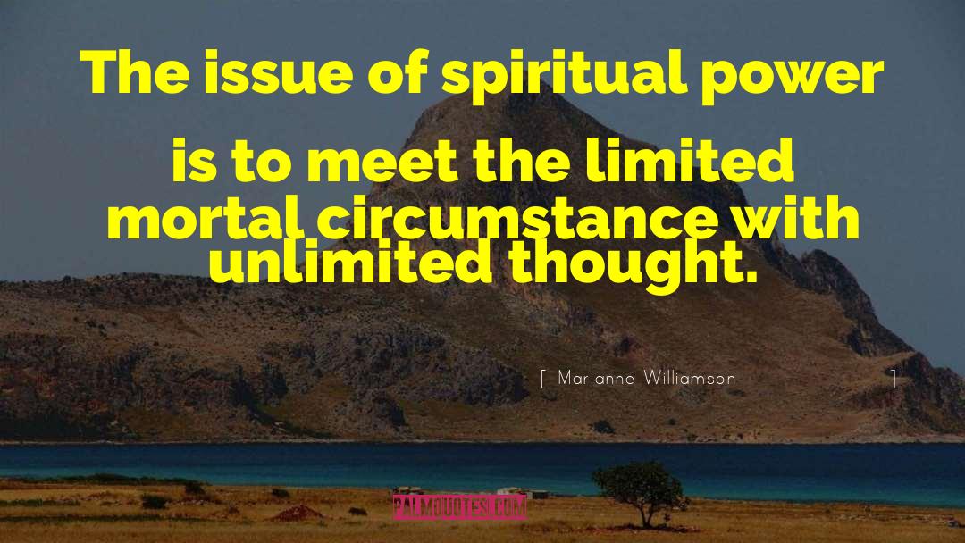 Spiritual Power quotes by Marianne Williamson